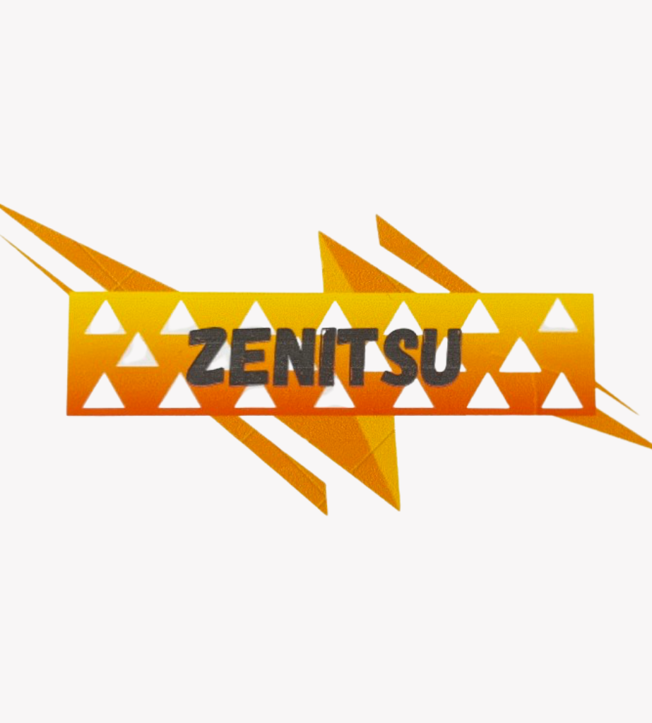 T-shirt noir logo zenitsu 